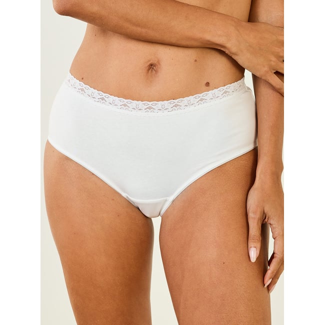 Lot de 3 culottes midi lot blanc <span itemprop=