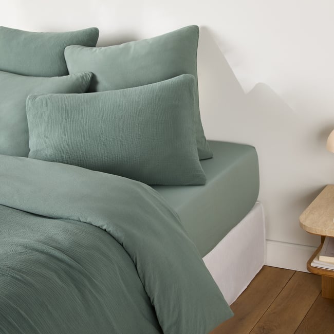 Copripiumino in cotone garzato/cotone lavato, Kumco - LA REDOUTE INTERIEURS