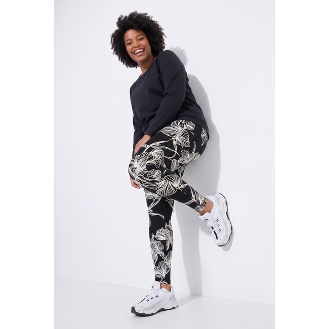 Legging imprimé floral - ULLA POPKEN
