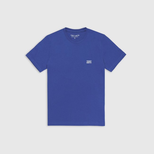 T-shirt manches courtes bleu <span itemprop=
