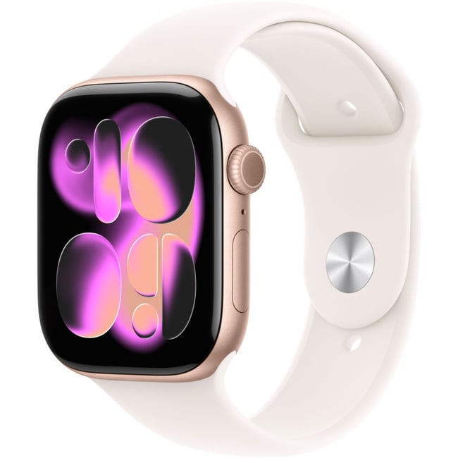 Montre connectée 46mm Alu Or Rose Serie 11 M/L Cellular rose <span itemprop=