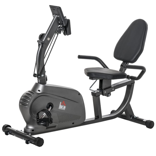 Vélo d'appartement magnétique Acier Noir noir <span itemprop=