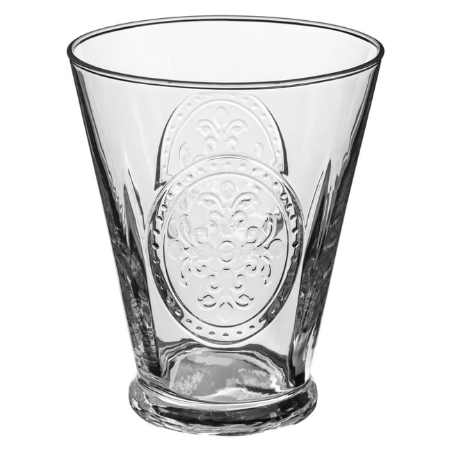 Lot de 6 verres bas en verre CARMELA Couleur transparent <span itemprop=
