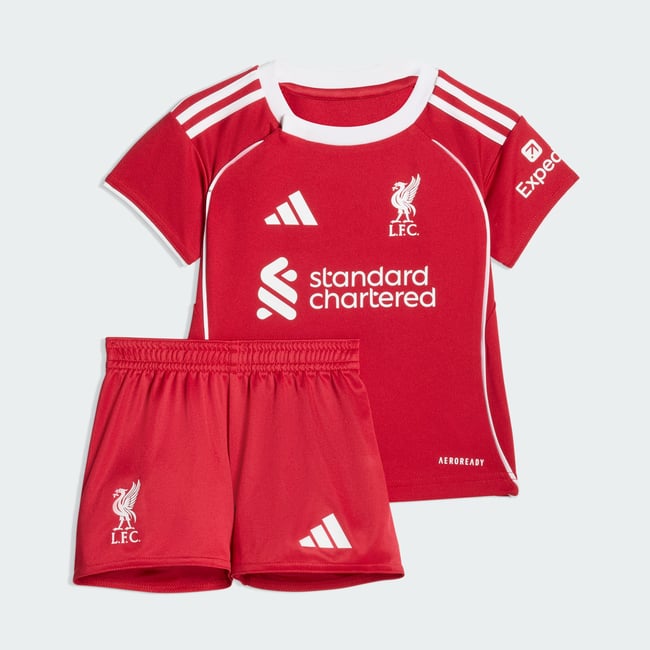 Kit Bébés Domicile Liverpool Fc 25/26 Enfants Kit Bébés Domicile Liverpool Fc 25/26 Enfants strawberry red <span itemprop=