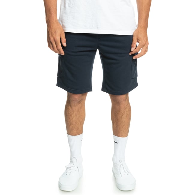 Short cargo en molleton JOGGER bleu navy blazer <span itemprop=