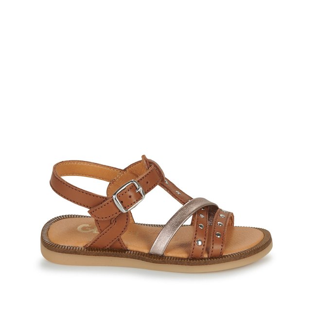 Sandali Orkida in pelle cammello GBB