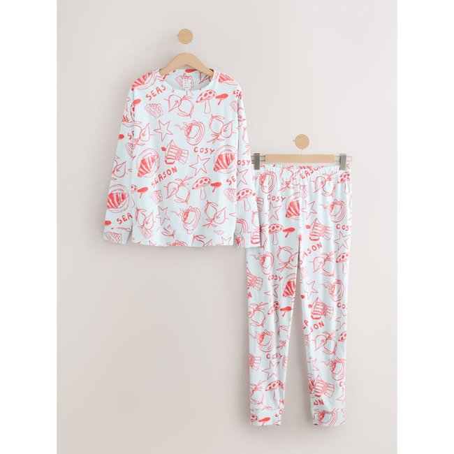 Pyjama à manches longues saison bleue cosy <span itemprop=