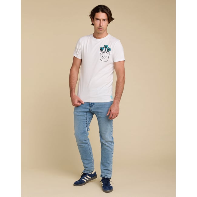 PANTALON STRAIGHT LIGHT bleu <span itemprop=