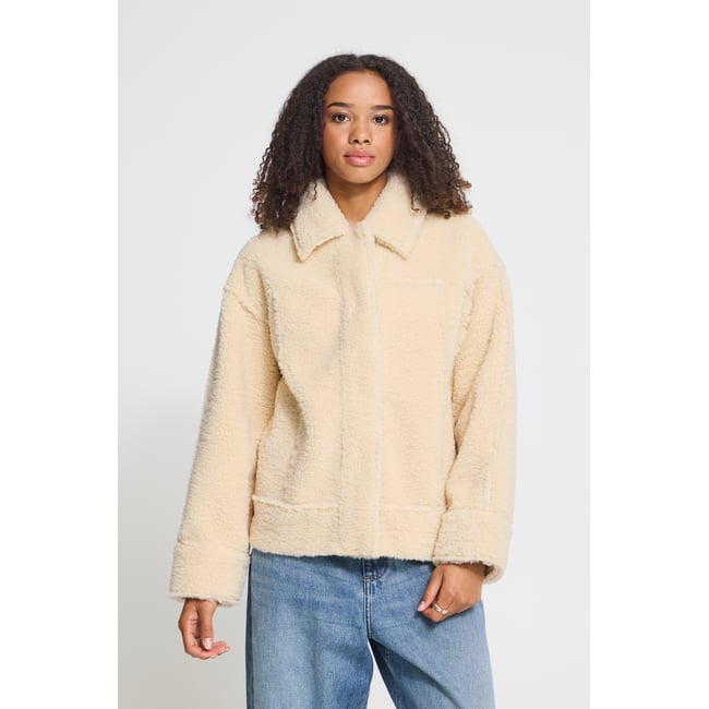 Veste d'extérieur blanc almond milk <span itemprop=