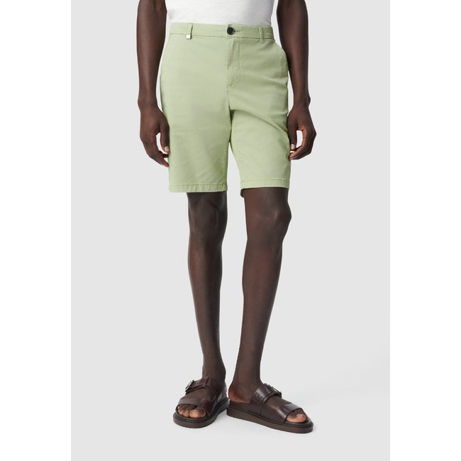 Bermuda chino slim smoke green <span itemprop=