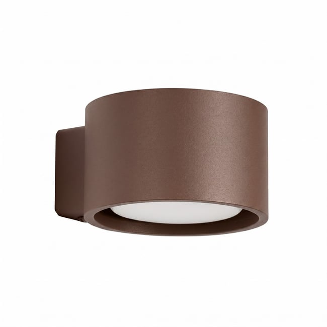 Applique murale Aluminium Marron Gx53 1 MODO Couleur marron <span itemprop=