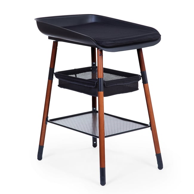 Table à langer Evolux noir/noisette <span itemprop=