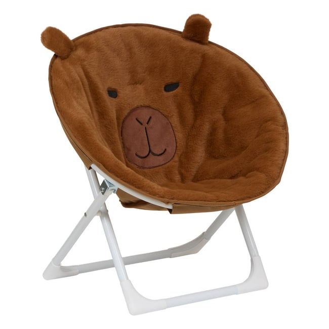 Fauteuil pliant pour enfant en acier FALTEN Couleur marron <span itemprop=