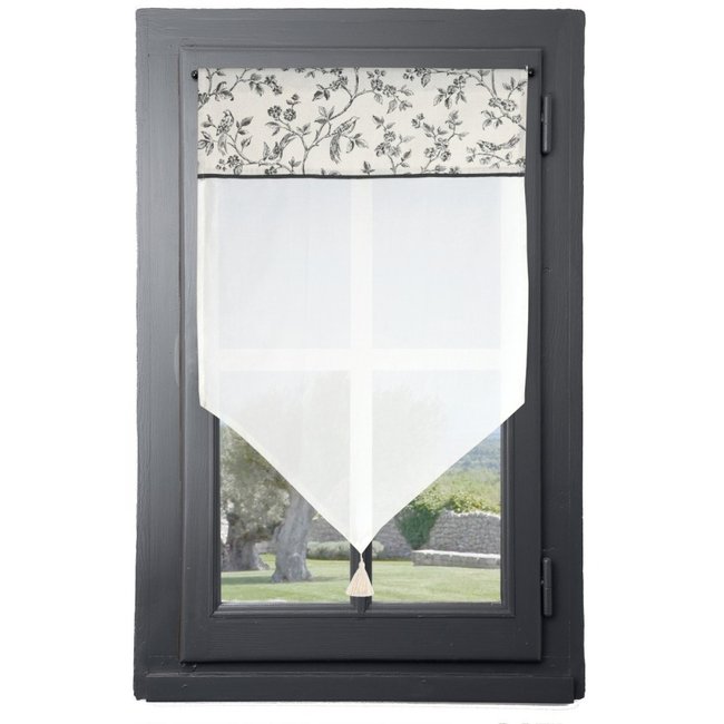 Brise bise 45x60  CLARINE écru beige <span itemprop=