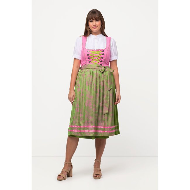 Costume traditionnel tyrolien sans manches rose vif clair <span itemprop=