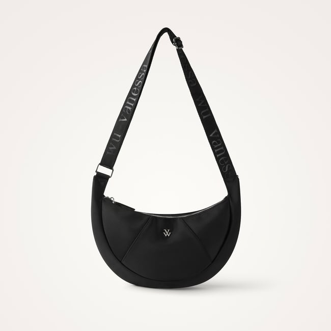 Sac banane Flavia noir <span itemprop=