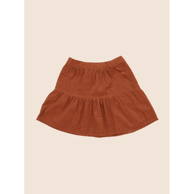 Jupe - Très bon état marron <span itemprop=