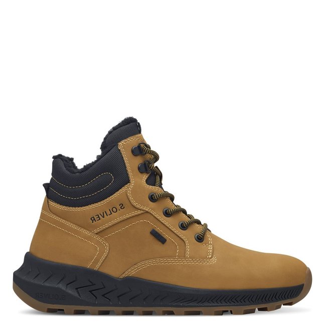 Bottine homme jaune maïs combiné <span itemprop=