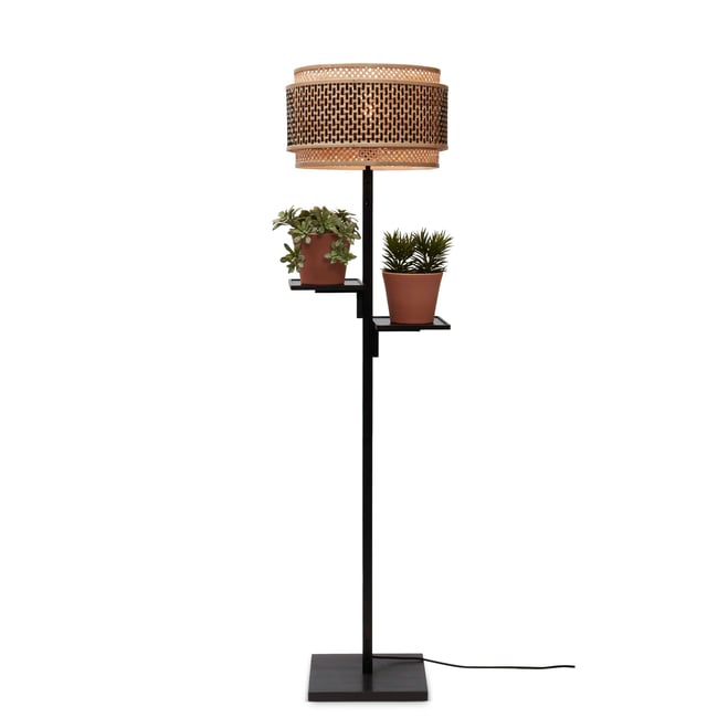 Lampadaire Bambou BHUTAN Couleur naturel <span itemprop=