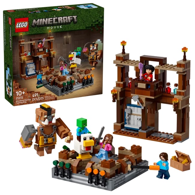 Minecraft Le ring du manoir des bois multicolore <span itemprop=