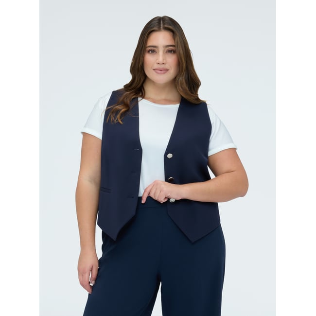 Gilet bleu <span itemprop=