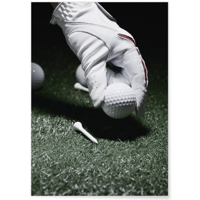 Affiche Golf 4 Couleur blanc <span itemprop=