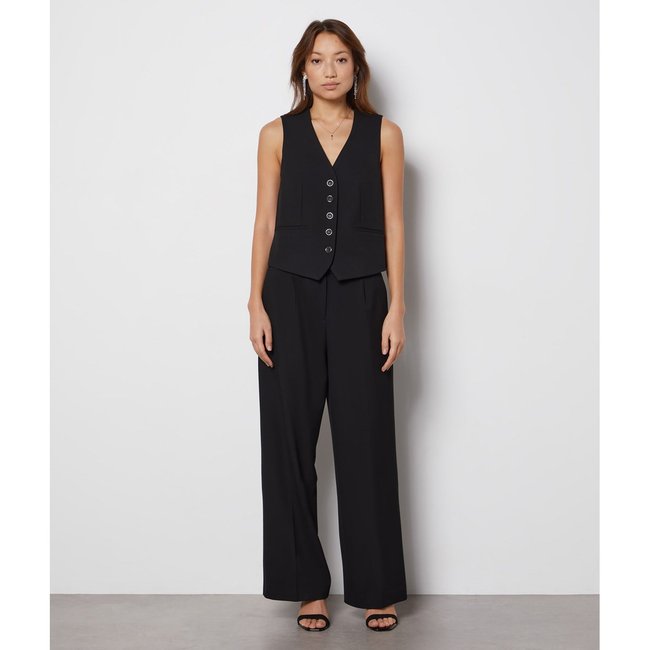 Pantalon de costume AGATHA noir <span itemprop=