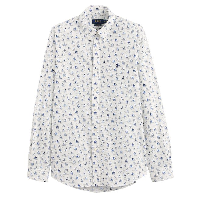 Printed Slim Fit Shirt, printed, POLO RALPH LAUREN