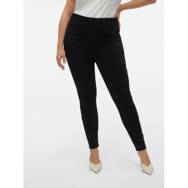 VMSANDRA Taille extra haute Skinny Fit Jeans Jean skinny black <span itemprop=