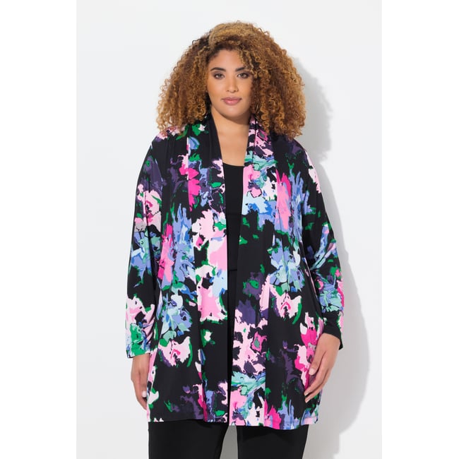 Veste en jersey noir <span itemprop=