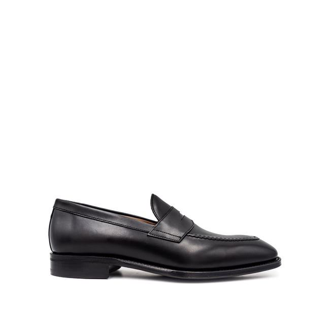 Mocassin cuir LINCOLN noir <span itemprop=