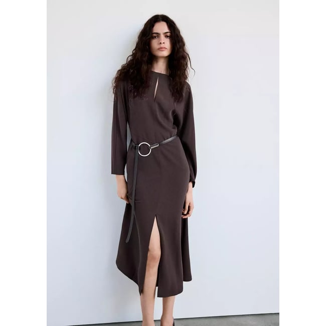 Robe tania chocolat <span itemprop=