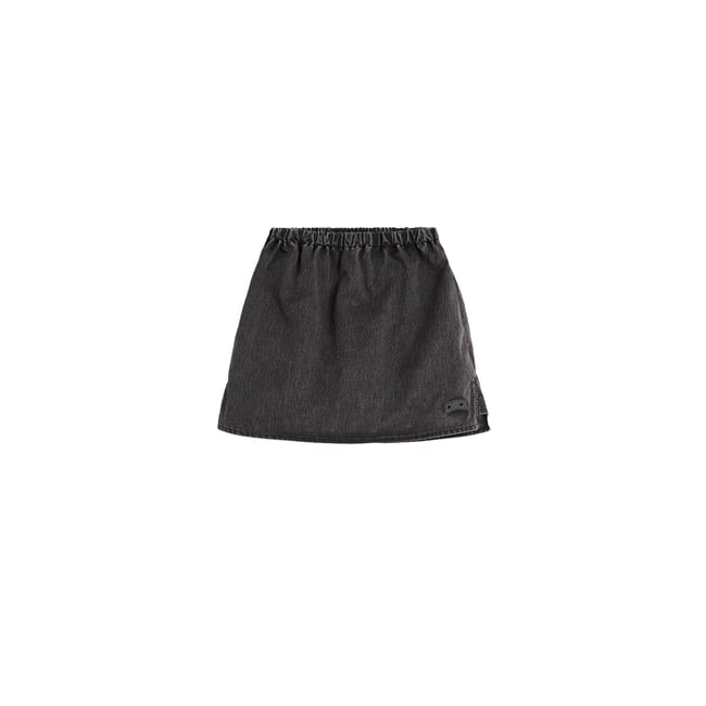 Jupe courte élastique noir <span itemprop=