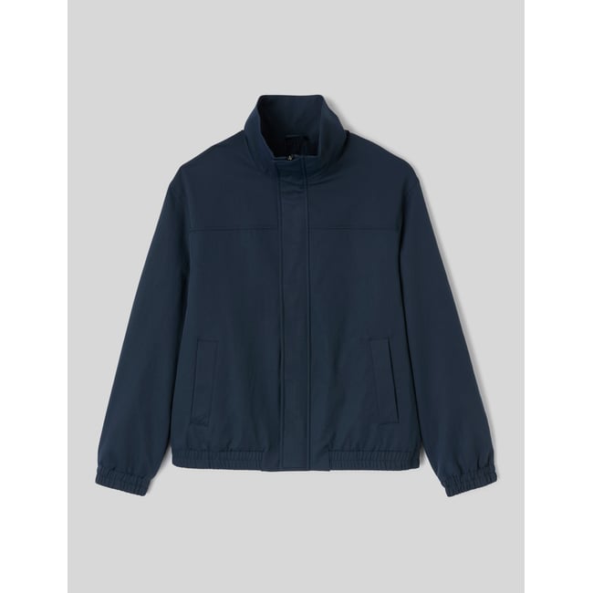 Veste zippée légère bleu foncé <span itemprop=