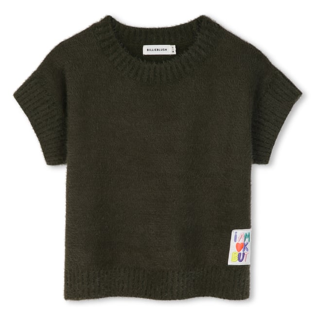 Manches courtes olive <span itemprop=