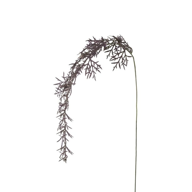 Feuillage artificielle herbe tombante H129 Couleur bordeaux <span itemprop=