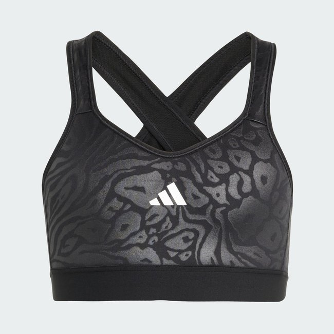 Brassière imprimé animal All Sports Marshmallow black / white <span itemprop=