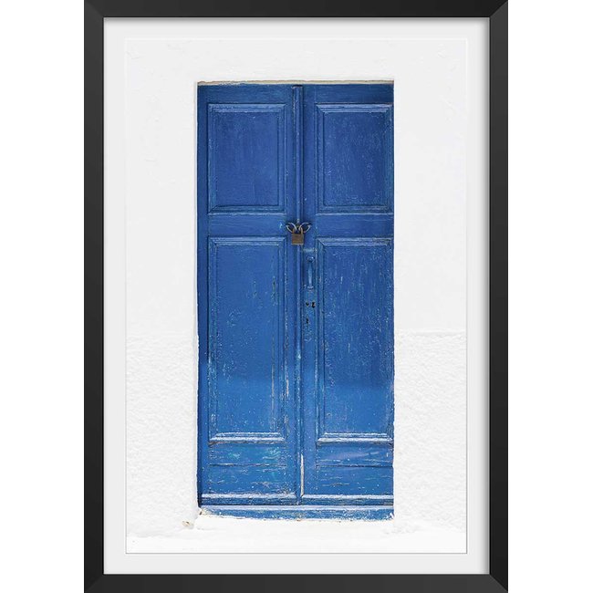 Poster porte bleue ios - HEXOA