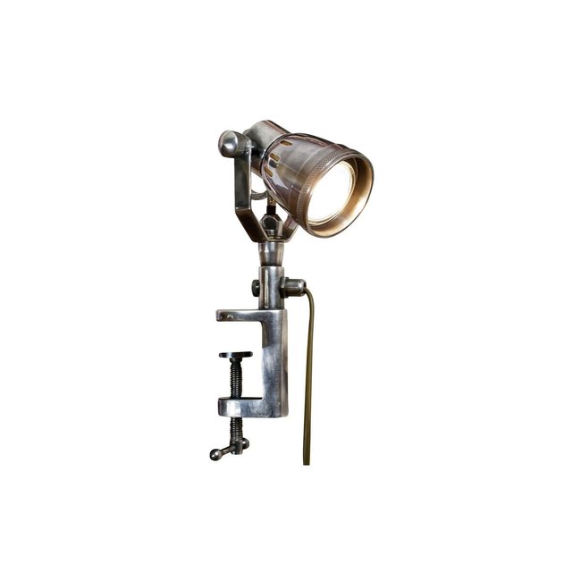 Lampe serre-joint en laiton VAIL Couleur argent <span itemprop=