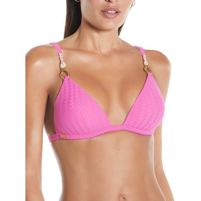 Haut maillot SÉDUCTION bain trianglemultipositions Basica fuchsia <span itemprop=
