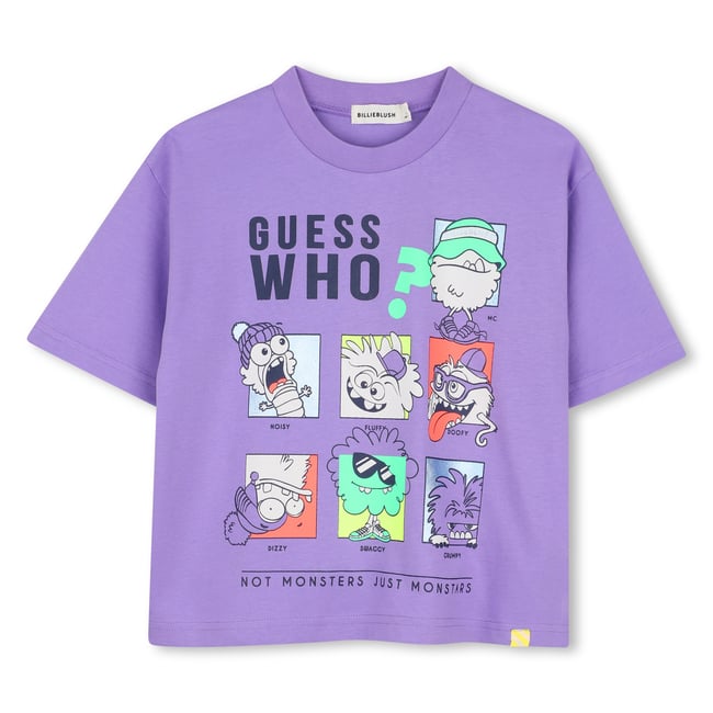 Tee-shirt manches courtes violet tulip <span itemprop=