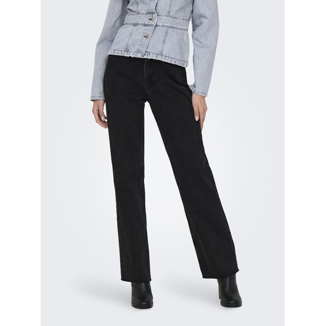 Onlemily taille haute straight fit jeans jean coupe droite special blue