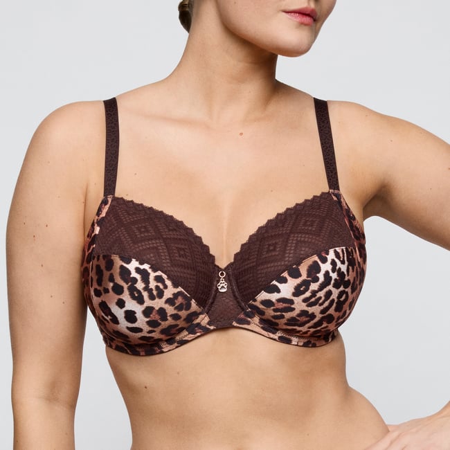 Soutien gorge emboîtant GIGANNI bleu - leopard bloom <span itemprop=
