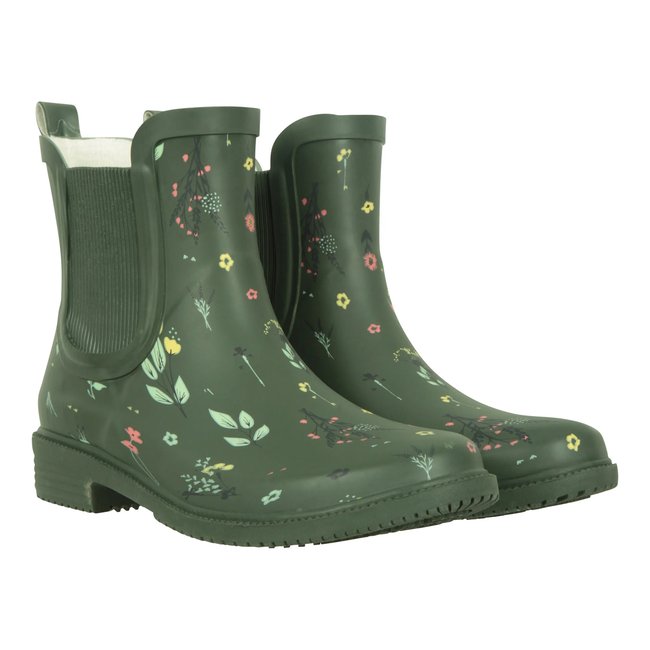 Bottes de pluie kaki <span itemprop=