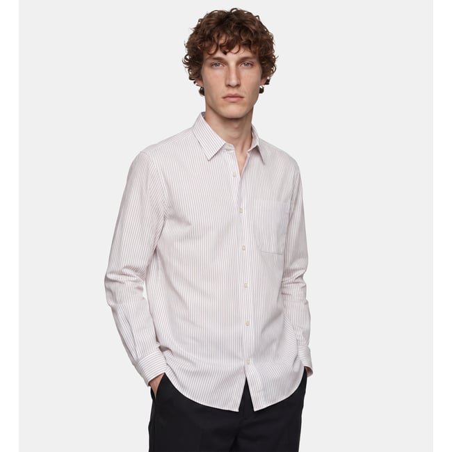 Chemise droite tirtray 1 coton - GALERIES LAFAYETTE