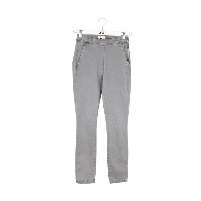 Jean slim en coton - Très Bon État gris <span itemprop=