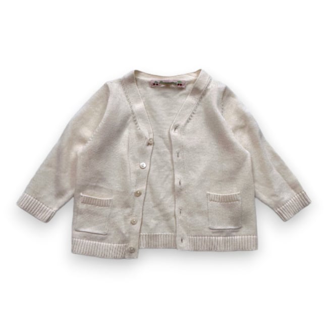 Cardigan bébé - Très bon état beige <span itemprop=