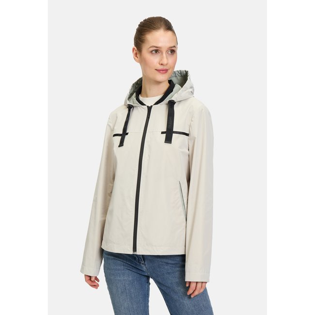Veste d'été à capuche gris <span itemprop=