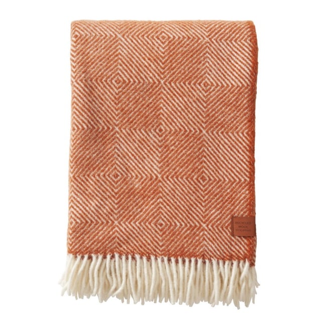 Plaid laine agneau classique  GOOSEYE - KLIPPAN