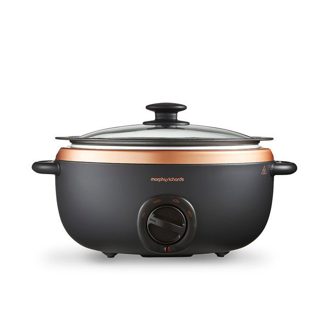 Sear & Stew 6.5L Slow Cooker - 461016, rose gold, MORPHY RICHARDS